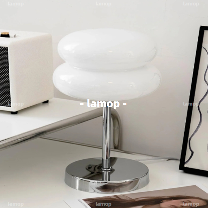 Lightings Decoration - Lampe de table Bauhaus Cream-Globe, style