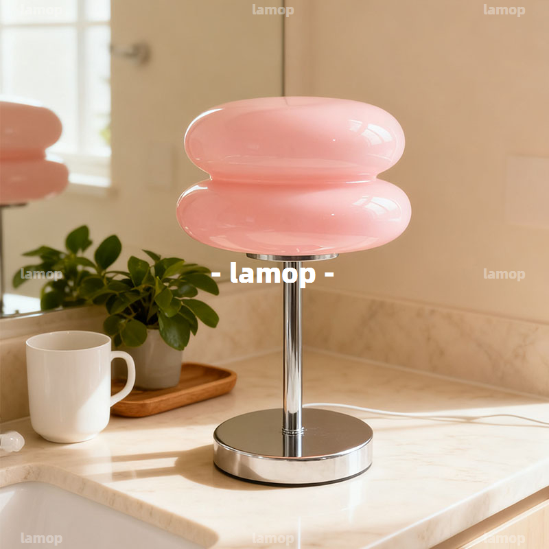 Lightings Decoration - Lampe de chevet rétro crème, style