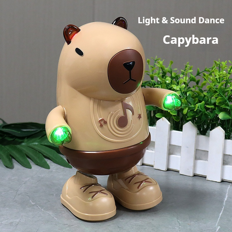 Home Decor Lighting Wholesale - Jouet Électrique Capybara Dansant avec Lumière