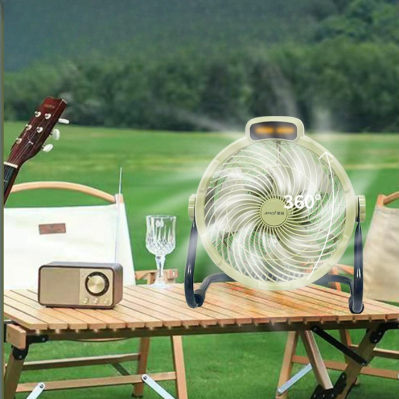 Decor Lighting Hours - Nouveau ventilateur de camping extérieur avec