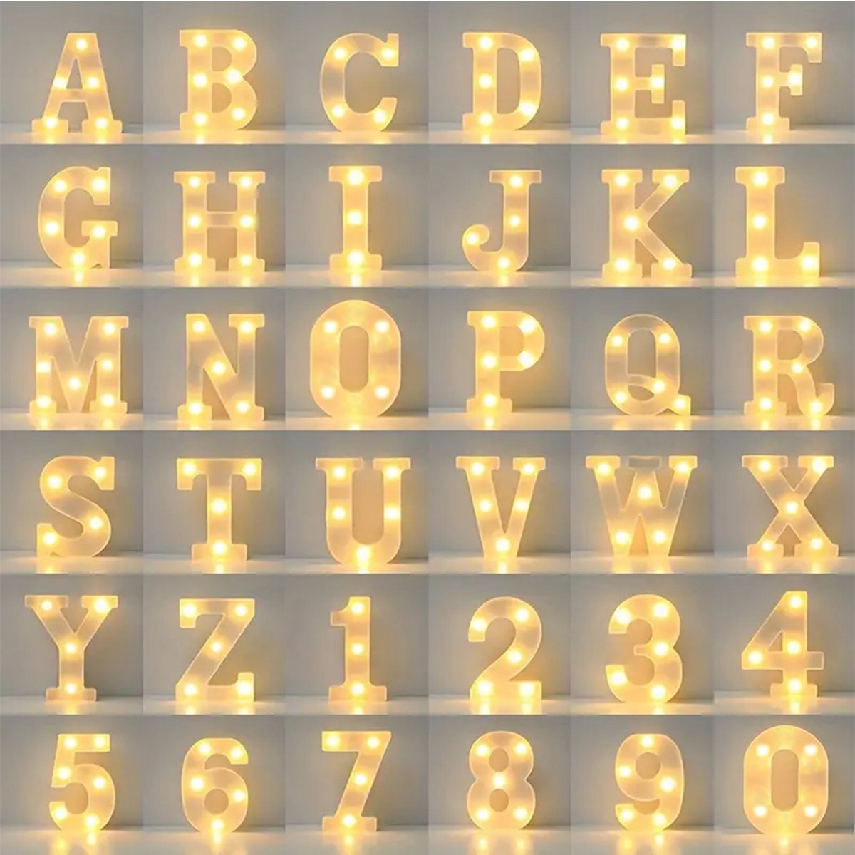 Light Up Letters Marquee - 1 pièce – Enseigne lumineuse LED