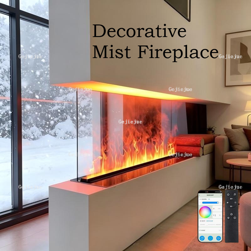 Lighting Effect Home Decor - Humidificateur à effet flamme, foyer décoratif