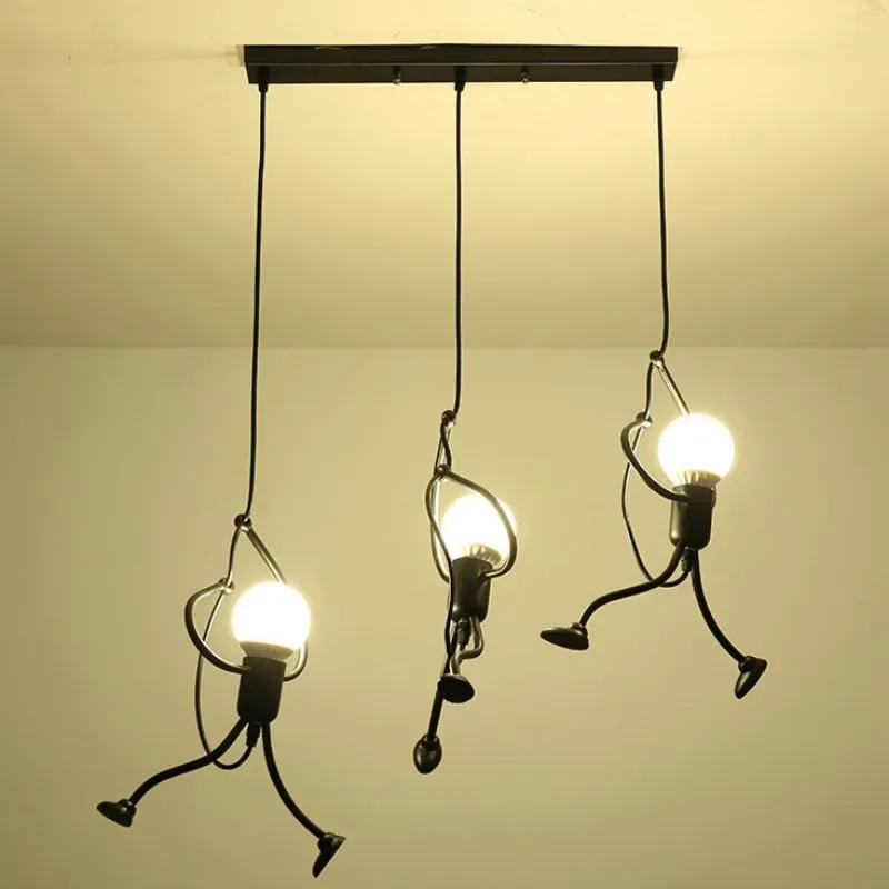 Restaurant Lighting Decoration - Lustre rétro en fer forgé, Restaurant,