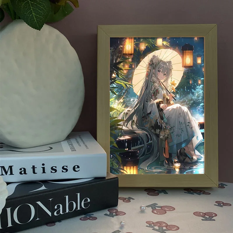 Hatsune Miku série peinture lu - Lighting Decor Photos avis et prix