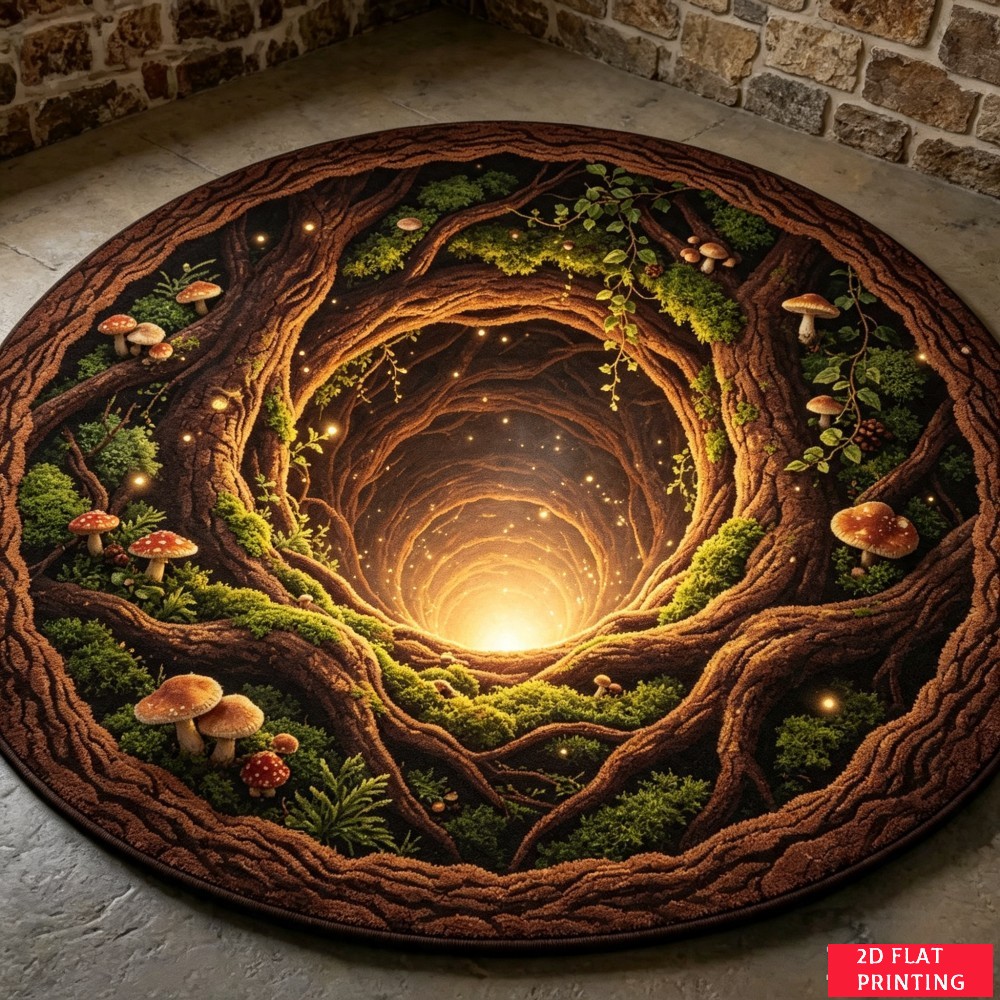 Tapis rond à motif tunnel sout - Home Decor Lighting Wholesale avis et prix