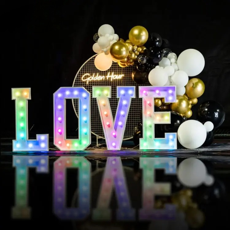 Lettres lumineuses LED profess - Light Up Letters Marquee avis et prix