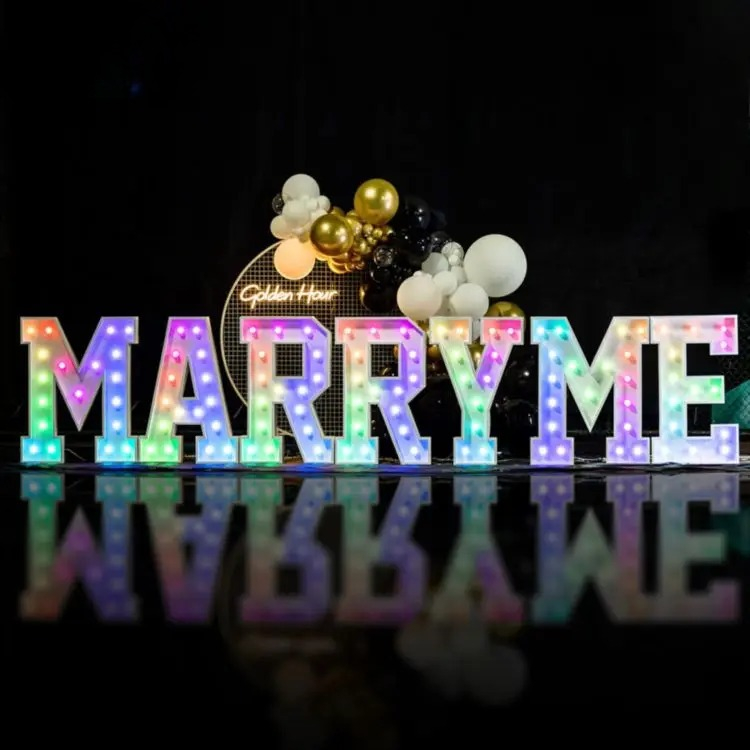 Lettres lumineuses LED profess - Light Up Letters Marquee avis et prix