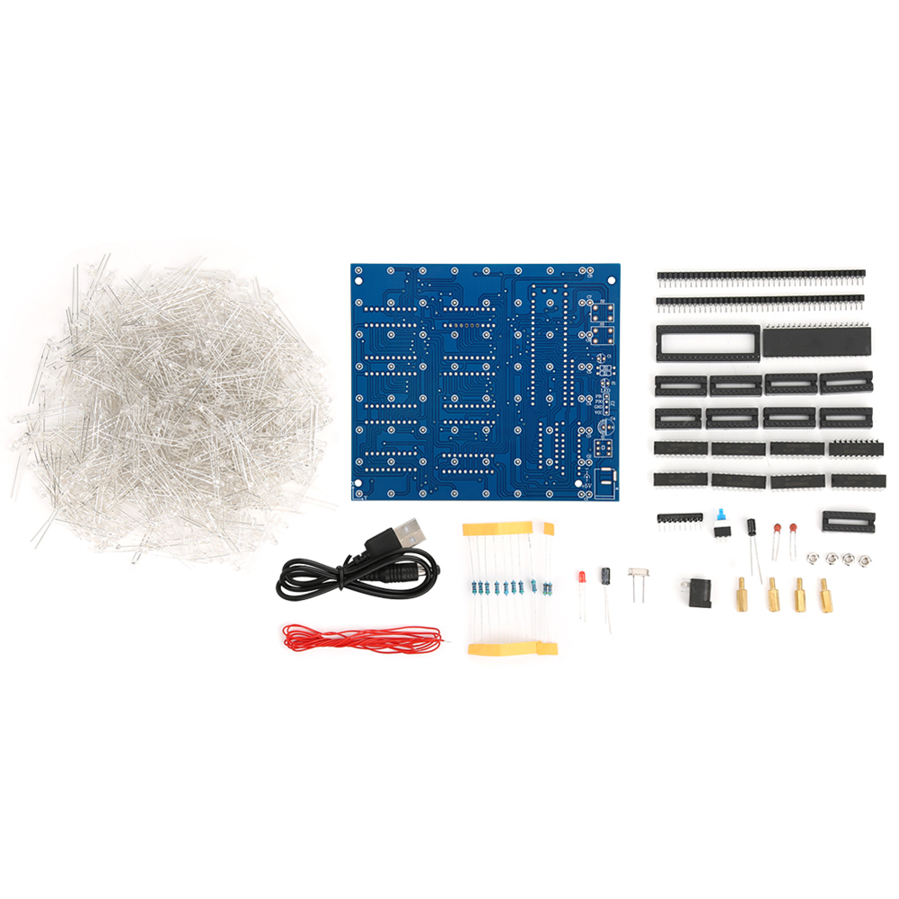 Kit de lumière LED 3D carré 8x - Home Decor Lighting Manufacturer avis et prix