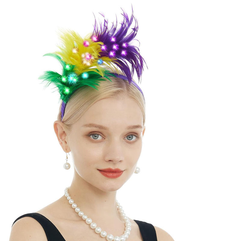 Bandeau en plumes scintillante - Decor Lighting Hours avis et prix