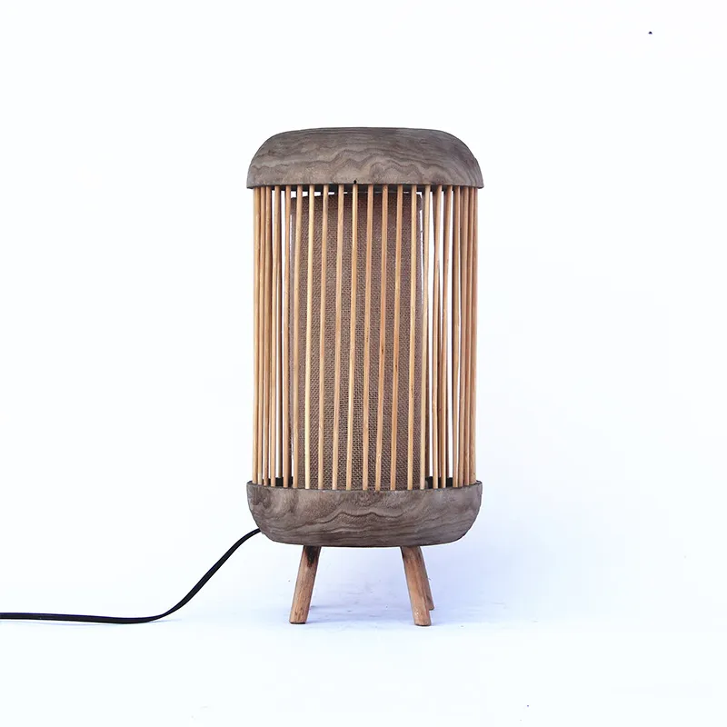 Lampadaire artisanal en bois c - Home Decor Lighting Manufacturer avis et prix