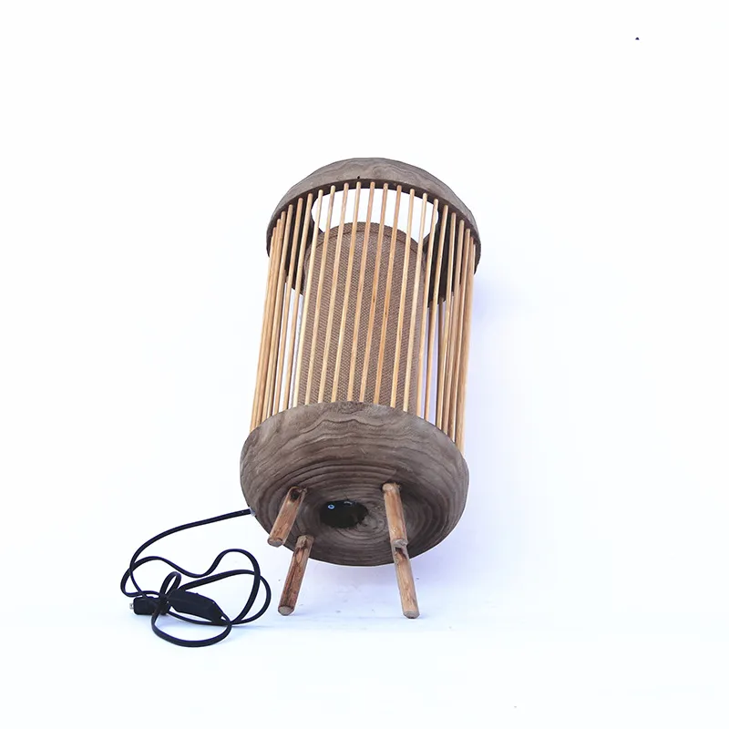 Lampadaire artisanal en bois c - Home Decor Lighting Manufacturer avis et prix