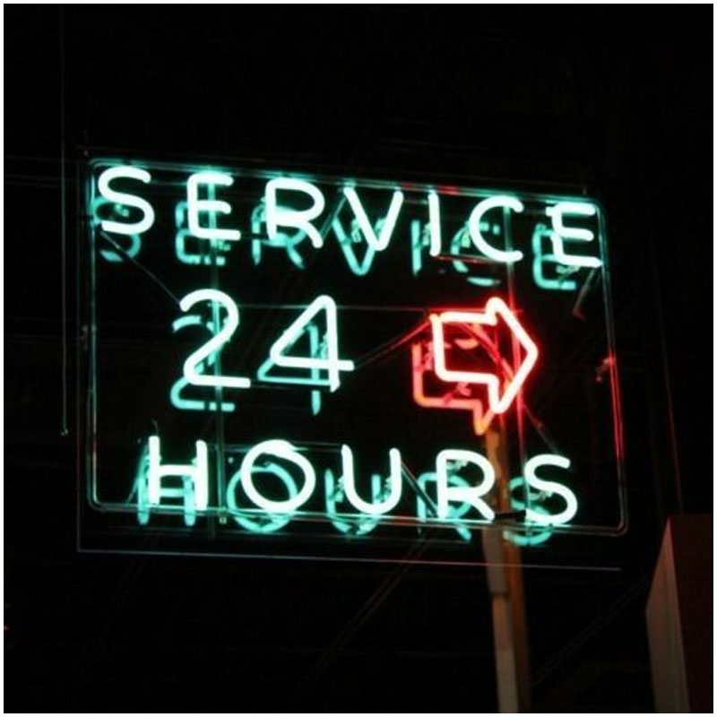 Service 24 heures Enseigne au  - Decor Lighting Hours avis et prix