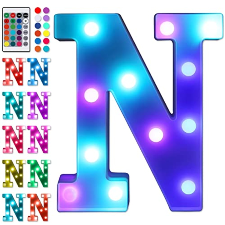 Lampes à lettres LED avec télé - Light Up Letters Marquee avis et prix