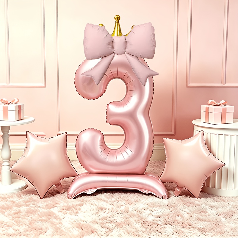 Ballons 3D rose clair de luxe  - Lighting Decor Photos avis et prix