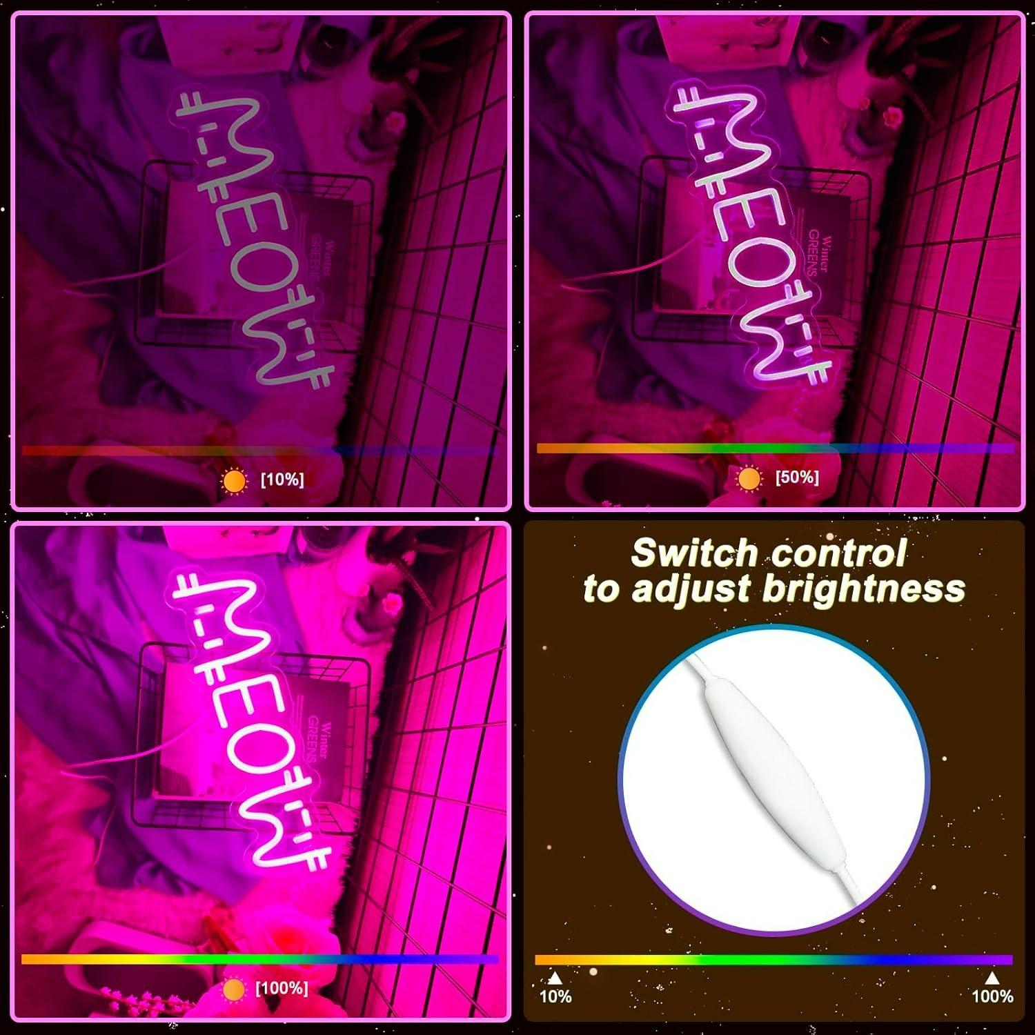 Enseigne néon LED USB à intens - Restaurant Lighting Decoration avis et prix